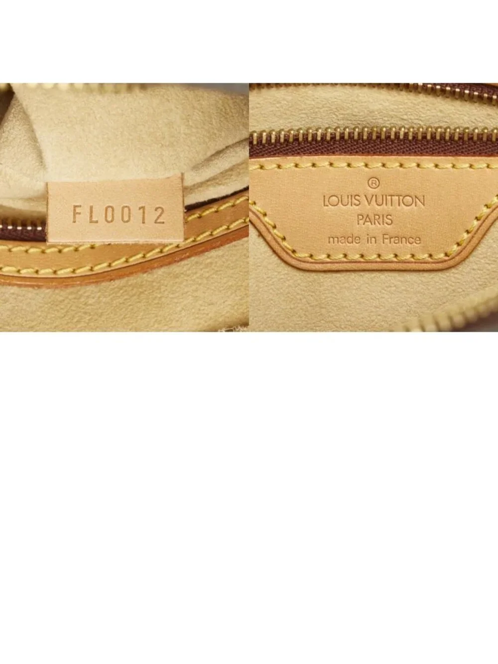 Louis Vuitton Monogram Looping MM Shoulder Bag Brown Leather